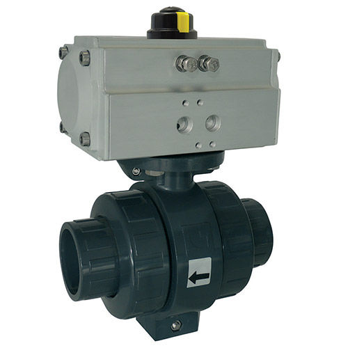 Valvola a sfera - 955401 series - TUNING Fluid Solutions SARL - a comando pneumatico / per applicazioni industriali / in PVC
