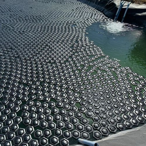 Copertura per riserva galleggiante - Covex® - EXMA LTDA - modulare / in plastica riciclata / per acque reflue