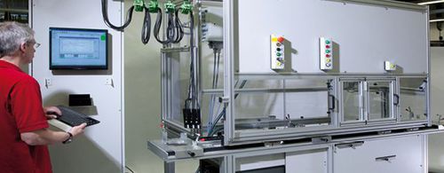 Banco di prova elettrico - Schleich GmbH - automatico / per bobinaggio per statori / industriale