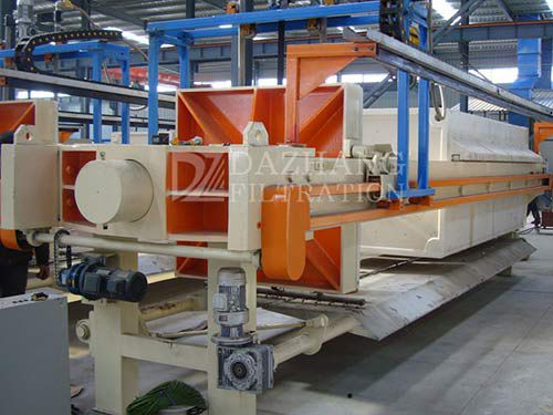 Filtro-pressa a telaio - Dazhang Filtration Equipment Co.,Ltd - automatica / controllata da PLC / orizzontale