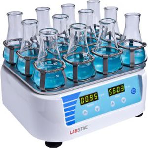 Agitatore di laboratorio orbitale - LO111 - Labstac Ltd - digitale / per fiale / da banco
