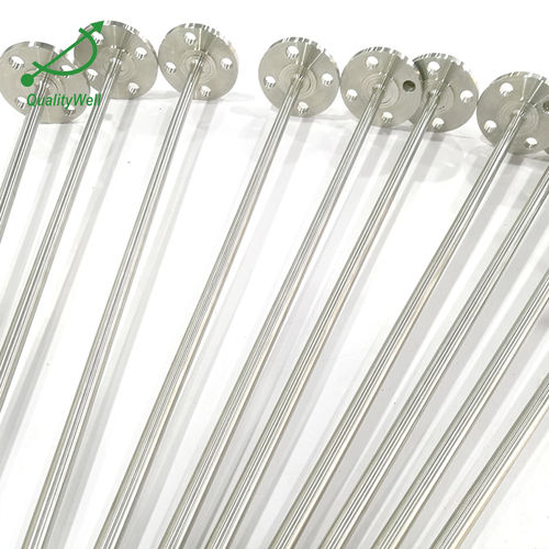 Pozzetto termometrico con flangia - QWFTWS - Shanghai QualityWell industrial CO.,LTD. - in acciaio inossidabile / per sensore di temperatura