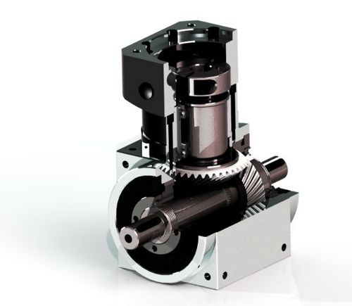 Rinvio angolare a coppia conica - PW110L2 - Newstart Planetary Gear Boxes Co.,Ltd. - ad albero cavo / ad assi ortogonali / con albero passante