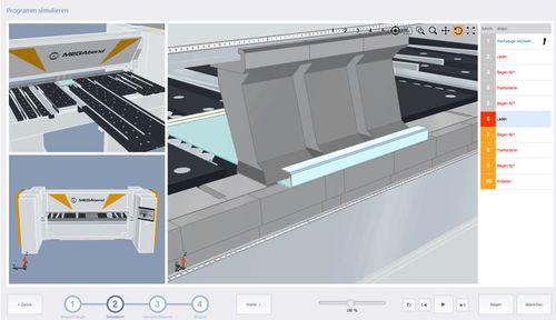 Software di simulazione - MEGAbend  - RAS Reinhardt Maschinenbau GmbH - di rete / di macchina / 3D