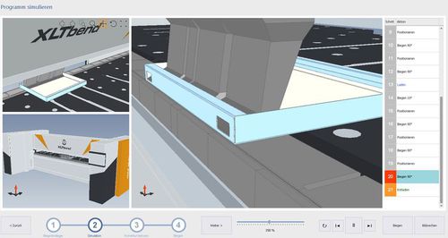Software di simulazione - XLTbend  - RAS Reinhardt Maschinenbau GmbH - di rete / di macchina / 3D
