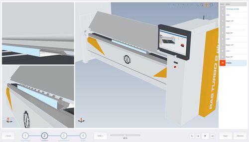 Software di simulazione - TURBO2plus  - RAS Reinhardt Maschinenbau GmbH - di rete / di macchina / 3D