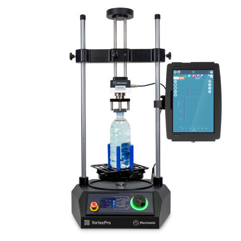 Lettore di coppia da banco - VortexPro Touch - Mecmesin - per tappi di bottiglie / automatizzato