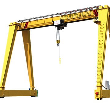 Gru a cavalletto su guida di scorrimento - YX-20 - Liaodong Radioactive Instrument - per applicazioni marine / per cantieri di prefabbricati / per container