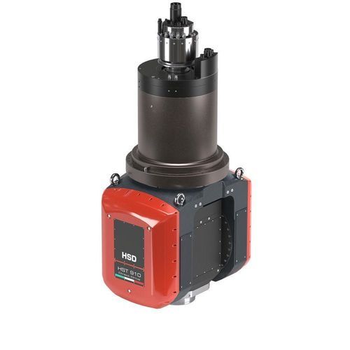Testa angolare per il settore industriale - HST910 DS - HSD - di fresatura / a motore / orientabile