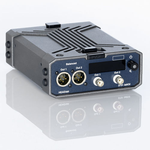 Registratore sonoro - labO2 - HEAD acoustics GmbH - 2 canali / binaurale / con equalizzatore di lettura