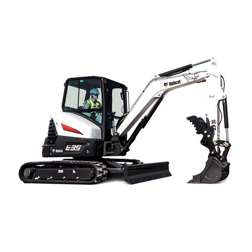 Midi-escavatore - E35 - BOBCAT - cingolato / Tier 4 intermedia / per cantiere di costruzione