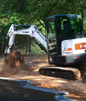 Benna per escavatori - BOBCAT - inclinabile