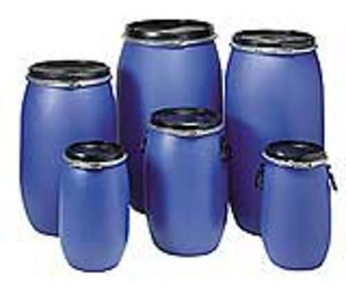 Fusto in polietilene ad alta densità HDPE - SD AZUL series - Reyde - accatastabile su coperchio / per il settore agroalimentare