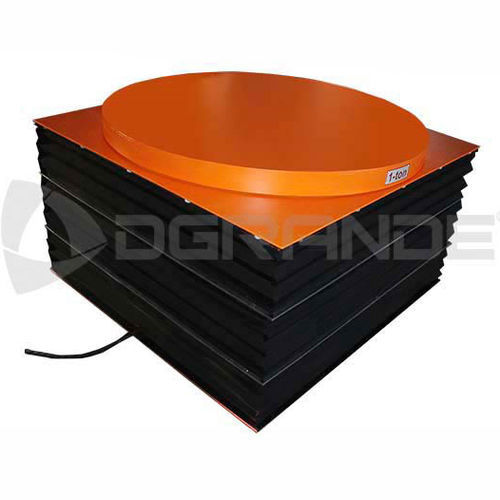 Tavola elevatrice a soffietto - DGRANDE MACHINES MANUFACTURER - idraulica / stazionaria / con tavole rotanti