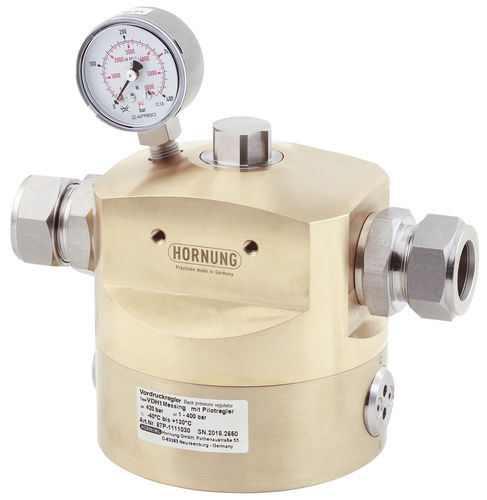Regolatore di contro-pressione per gas - VD1 - Hornung GmbH - a diaframma / a cupola / monostadio