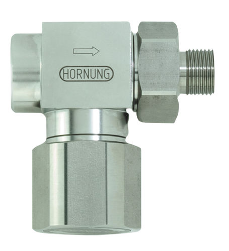 Filtro a gas - F 2 - Hornung GmbH - a cartuccia / ad alta pressione / in acciaio inossidabile