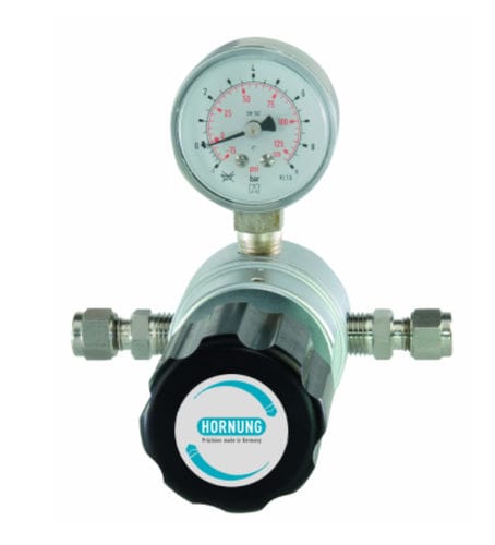 Regolatore di pressione per gas - HP 304 - Hornung GmbH - per idrogeno / a diaframma / monostadio