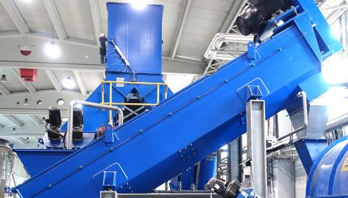 Macchina per pulizia ad acqua - B+B Anlagenbau - per l'industria del riciclaggio / a frizione / a grande cadenza