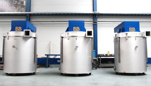 Essiccatore a tamburo - B+B Anlagenbau - per batch / di pulizia / compatto