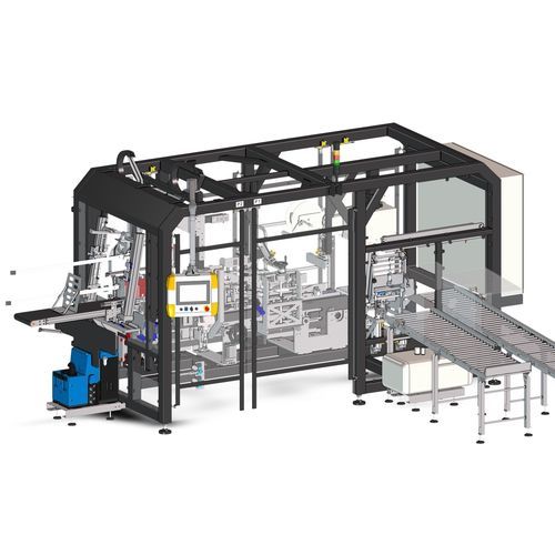Incassatrice laterale - MG Tech - interamente automatica / per scatole / per l'industria agroalimentare