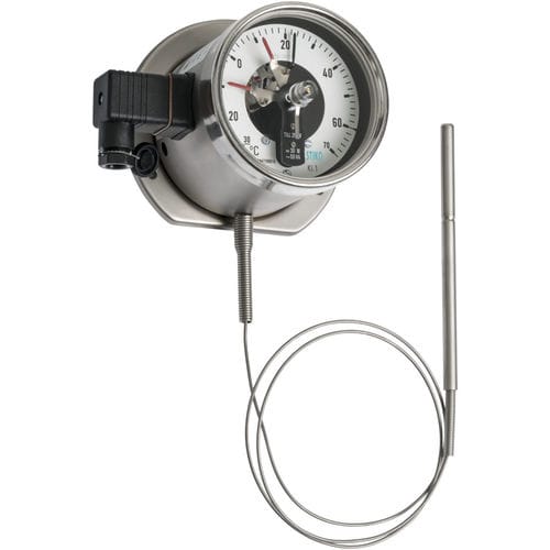 Termometro a dilatazione di gas con capillari - TXR  - STIKO - analogico / da incasso / magnetico