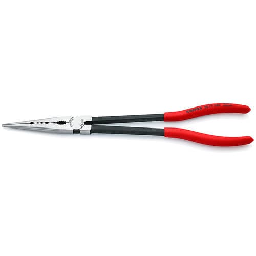 Pinza a becco lungo - 28 71 280 - KNIPEX - per fili / per cavo / in acciaio