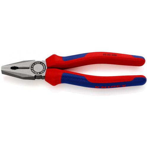 Pinza universale - 03 02 200 - KNIPEX - per fili / per cavo / per lamiera