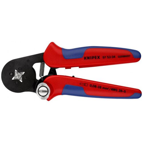 Pinza crimpabile - 97 53 04 - KNIPEX - per fili / autoregolabile