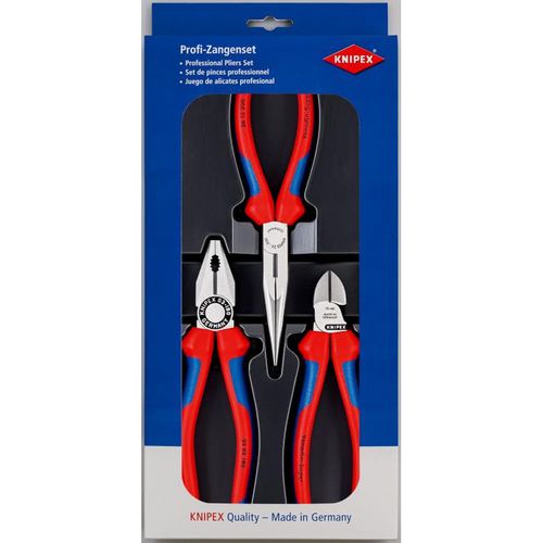 Set di pinze da taglio - 00 20 11 - KNIPEX - universale / a becco lungo