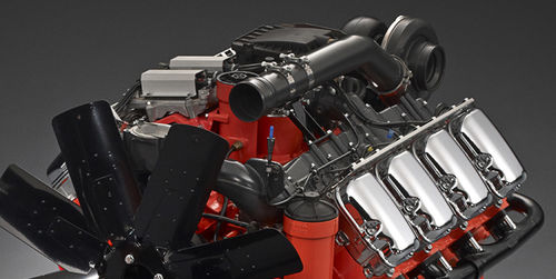 Motore diesel - DC16 071A - SCANIA Industrial & Marine Engines - a 8 cilindri / turbo / per gruppo elettrogeno