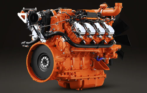 Motore diesel - DC16 320A - SCANIA Industrial & Marine Engines - a 8 cilindri / turbo / ad iniezione diretta