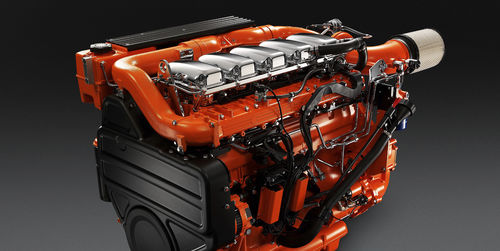 Motore diesel - DI09 074M - SCANIA Industrial & Marine Engines - a 5 cilindri / turbo / in linea