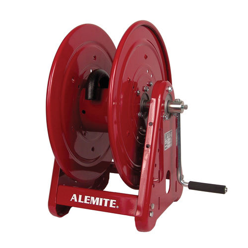 Avvolgitore per tubo - 7350 - Alemite - a manovella / per cantiere di costruzione / fisso