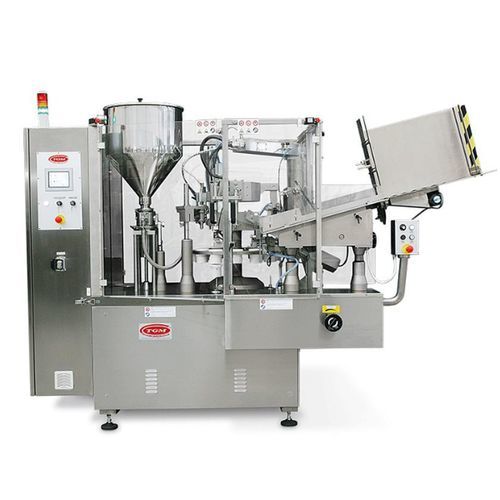 Riempitrice-opercolatrice a comando elettrico - TGM S420 - Adelphi - completamente automatico / per tubi / per prodotti pastosi