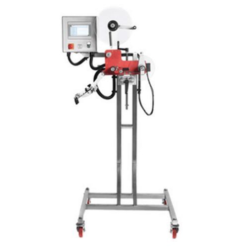 Etichettatrice controllata da PLC - Adelphi - per imballaggi / per bottiglie / per applicazione laterale