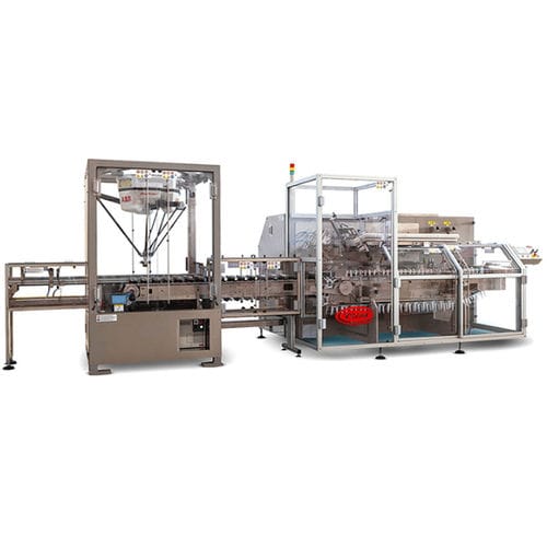 Astucciatrice orizzontale - BOX90 - Adelphi - per l'industria cosmetica / per l'industria farmaceutica / per blister