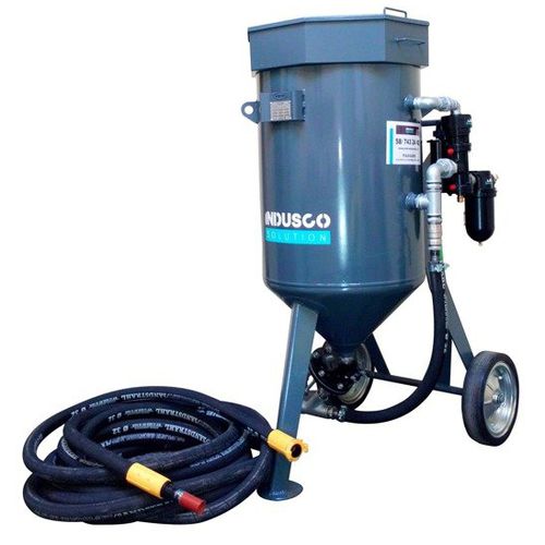 Sabbiatrice robotizzata - BASIS - Indusco Solution Sp. z o.o. - a pressione / mobile