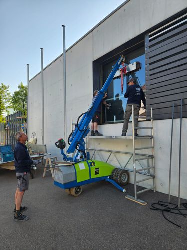 Mini gru mobile - Winlet Lasius 1,5 T - GMV Handling A/S - telescopico / di sollevamento / elettrico