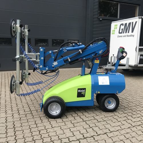 Robot per la posa di vetrate semovente - Winlet 400TL SHB HS - GMV Handling A/S