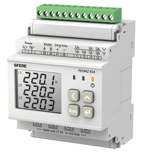 Apparecchio di misura della potenza multicircuito - PD194Z-E14 AC - Jiangsu Sfere Electric Co.,Ltd. - multimetro / trifase / su guida DIN