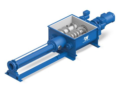 Pompa a vite eccentrica - KL-R Triplex - WANGEN PUMPS - per fanghi / con motore elettrico / autoadescante