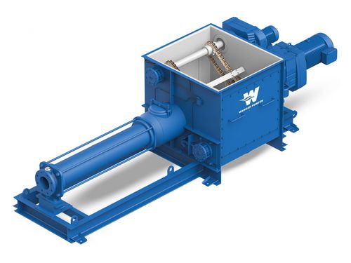 Pompa a vite eccentrica - KL-RQ - WANGEN PUMPS - per fanghi / con motore elettrico / autoadescante