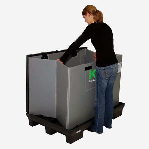 Cassa-pallet in plastica - 2000 SmartFix® series - KTP Kunststoff Palettentechnik - di stoccaggio / per l'industria automobilistica / per applicazioni farmaceutiche