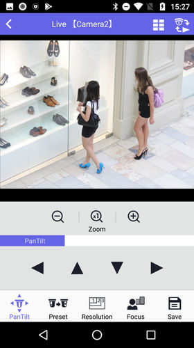 Applicazione mobile di supervisione - Panasonic Business Security Solutions - di regolazione / di rete / per telecamera