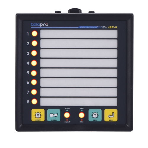 Indicatore d'allarme programmabile - ISP-8-1 - Telepro Enerji ve Elektronik Sist.San. Tic. Ltd. St. - 8 ingressi digitali
