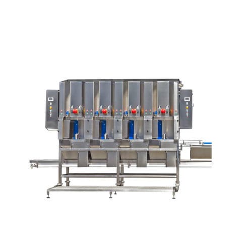 Pelatrice detorsolatrice semiautomatica - PL1D/PL2D/PL4D - PND Fruit Processing Machinery - per ananas / per meloni / per zucche butternut