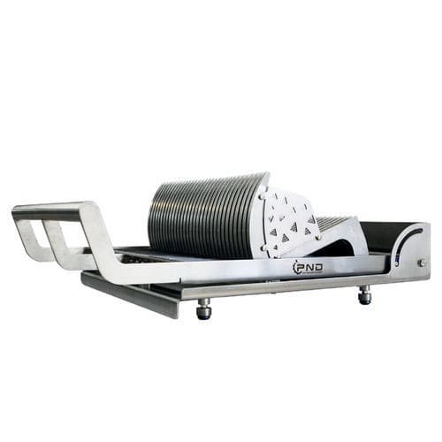 Affettatrice per frutta e verdura - MWS - PND Fruit Processing Machinery - manuale / a coltelli / in acciaio inossidabile