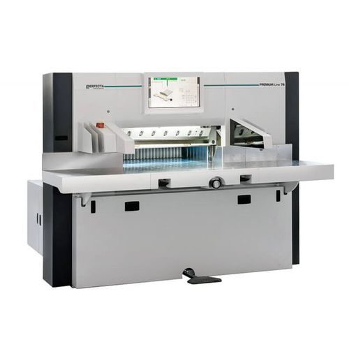 Taglierina da carta con display digitale - 78 PREMIUM Line - perfecta - ad alta velocità / half size / automatica
