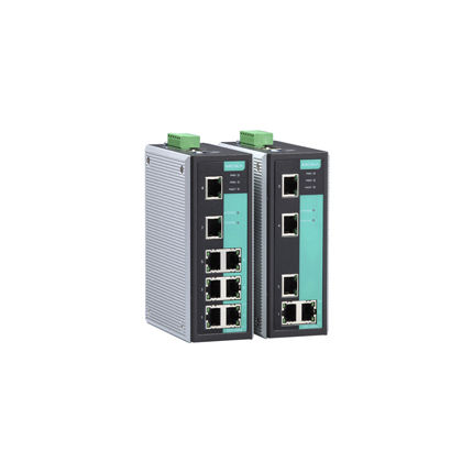 Switch Ethernet gestibile - EDS-405A-EIP/EDS-408A-EIP - Moxa Europe - 8 porte / industriale