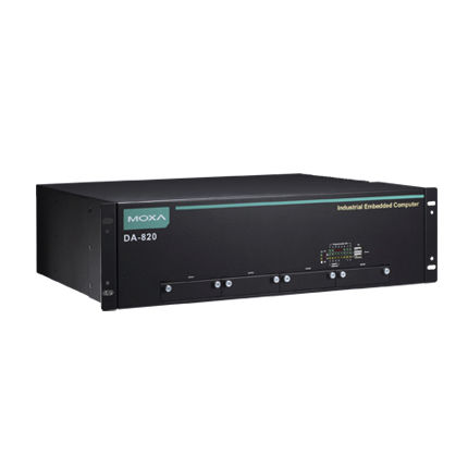 Computer embedded - DA-820 Series - Moxa Europe - Intel® Core i7 / SO-DIMM / USB 2.0